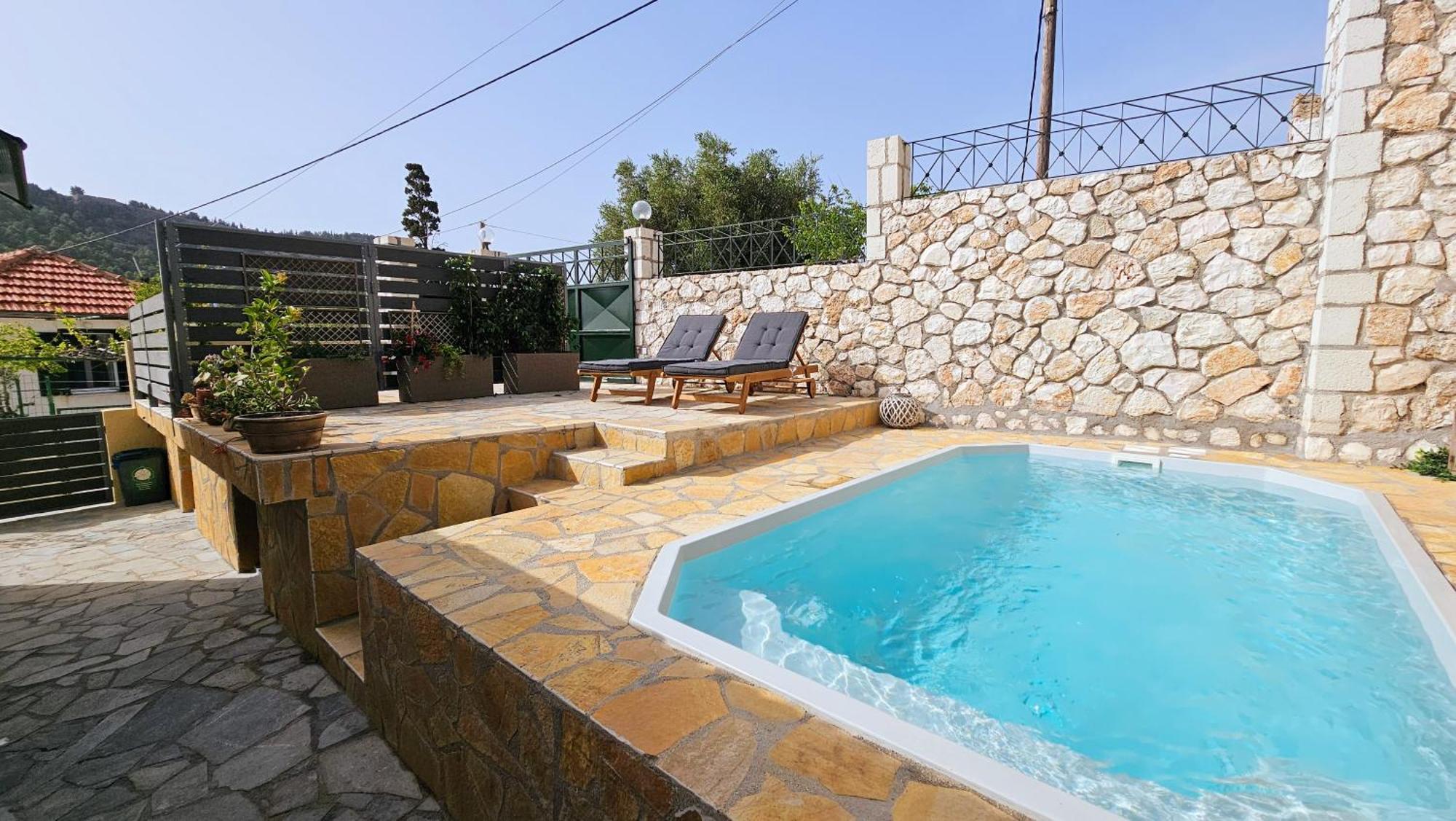 Villa Apoplous With Pool Asos Exterior photo